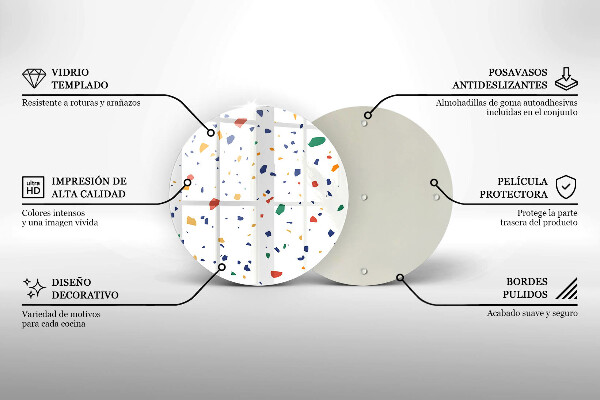 Chopping board Colored gres