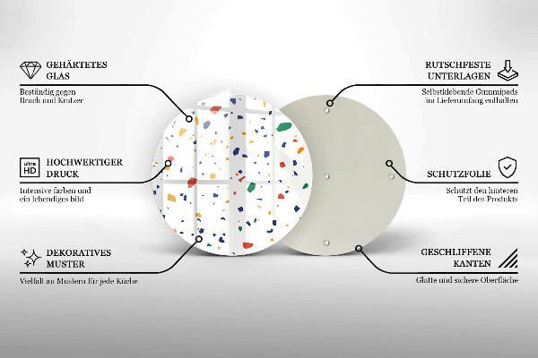 Chopping board Colored gres