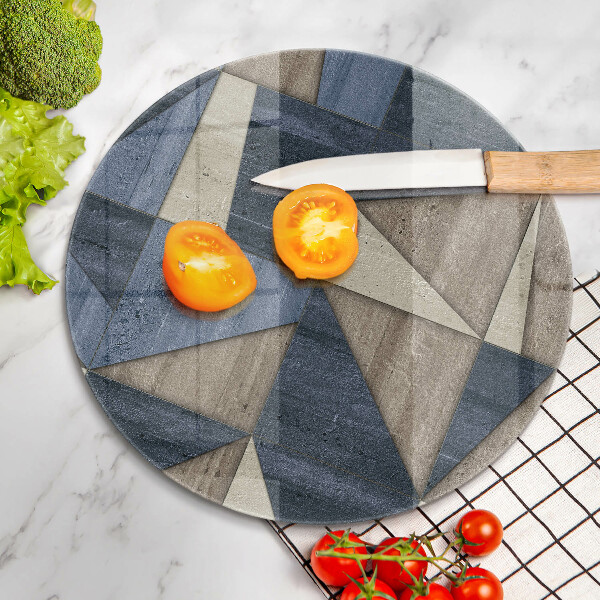 Chopping board Geometric abstraction