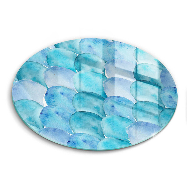 Chopping board Watercolor scales