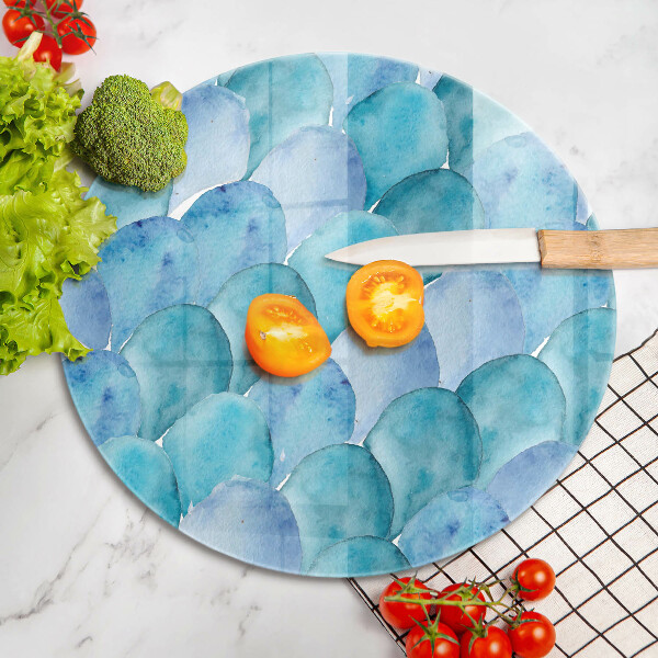 Chopping board Watercolor scales
