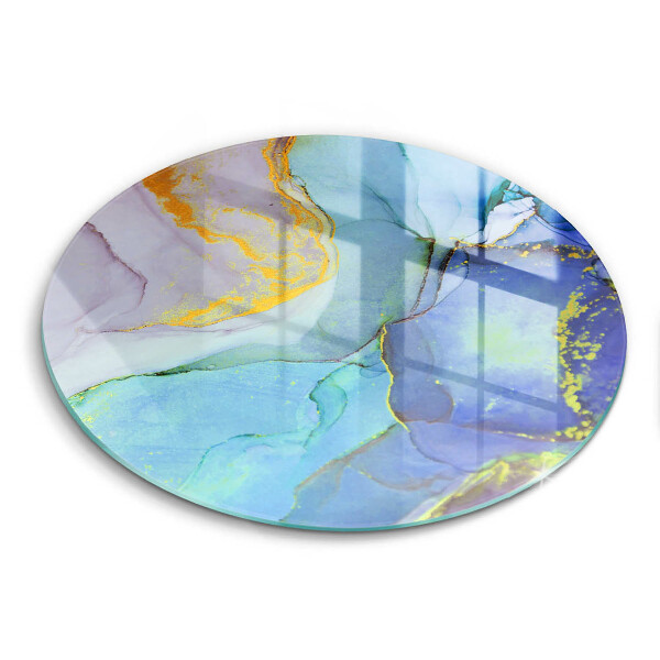 Chopping board Cracked stone gold