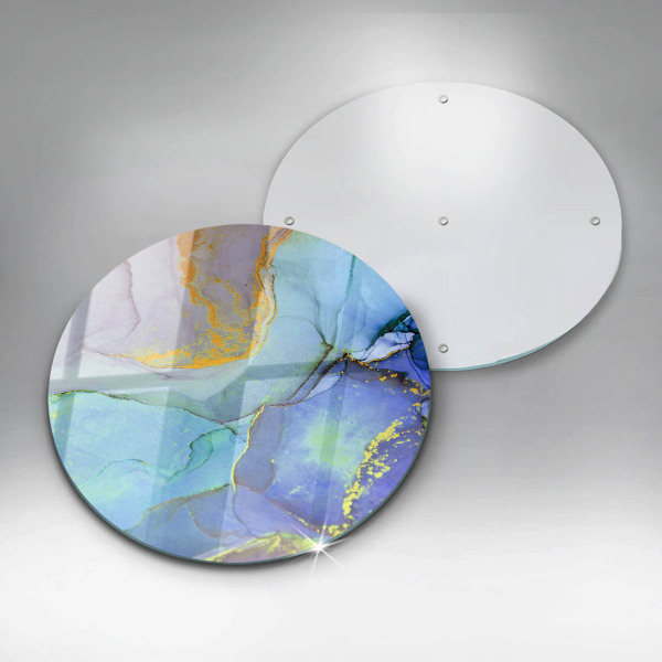 Chopping board Cracked stone gold