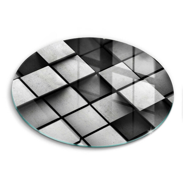 Chopping board 3D geometry background