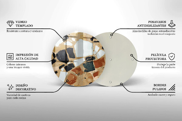 Chopping board Decorative stones