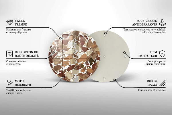 Chopping board Decorative stone stains