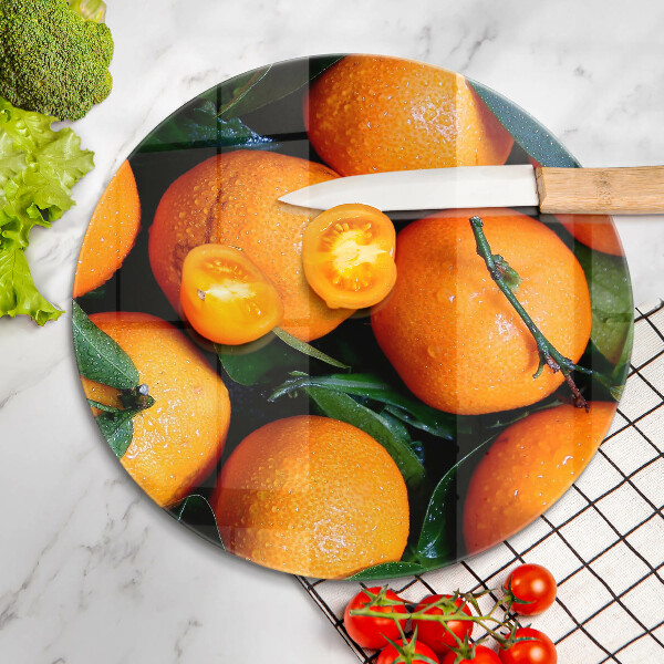 Chopping board Fruit oranges