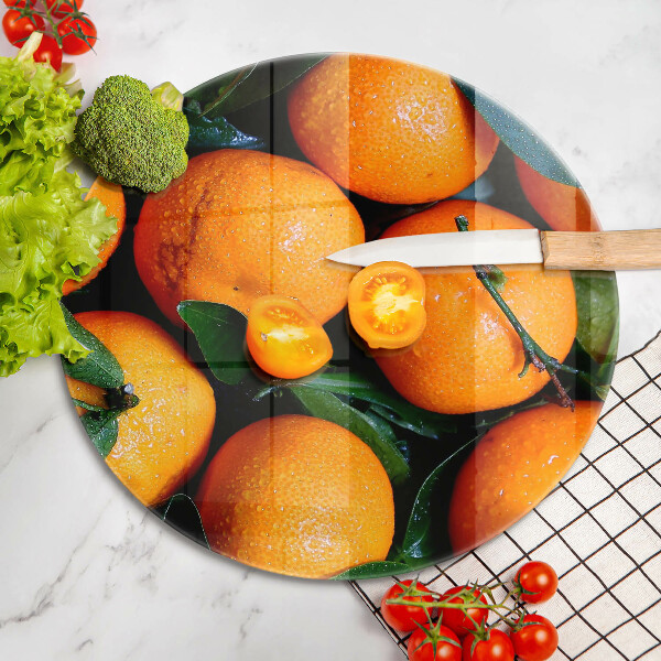 Chopping board Fruit oranges
