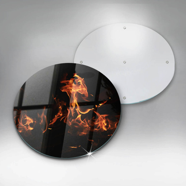 Chopping board Fire flame
