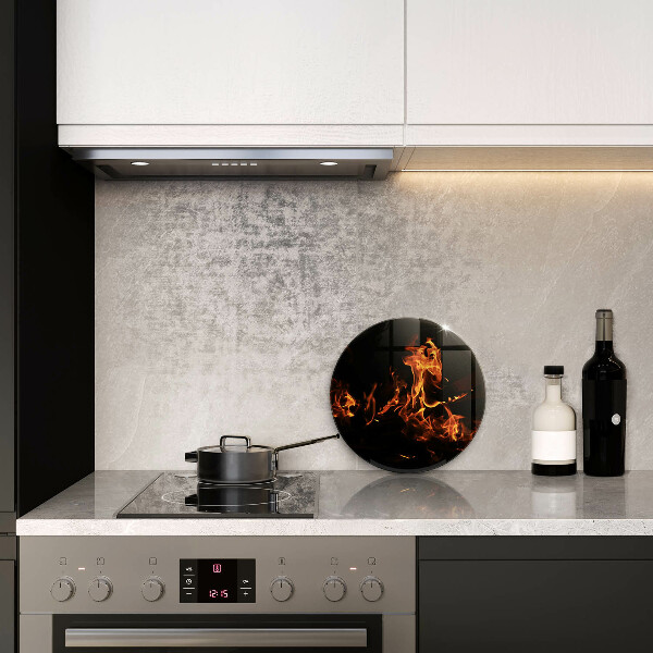 Chopping board Fire flame