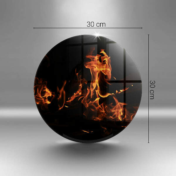 Chopping board Fire flame