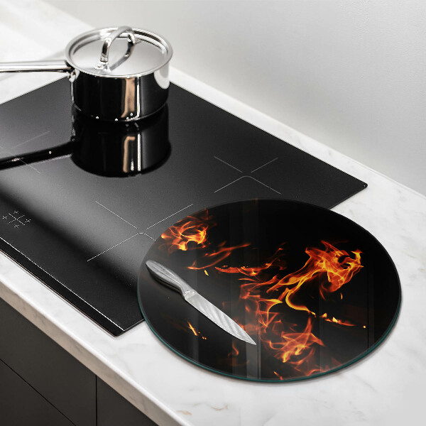 Chopping board Fire flame