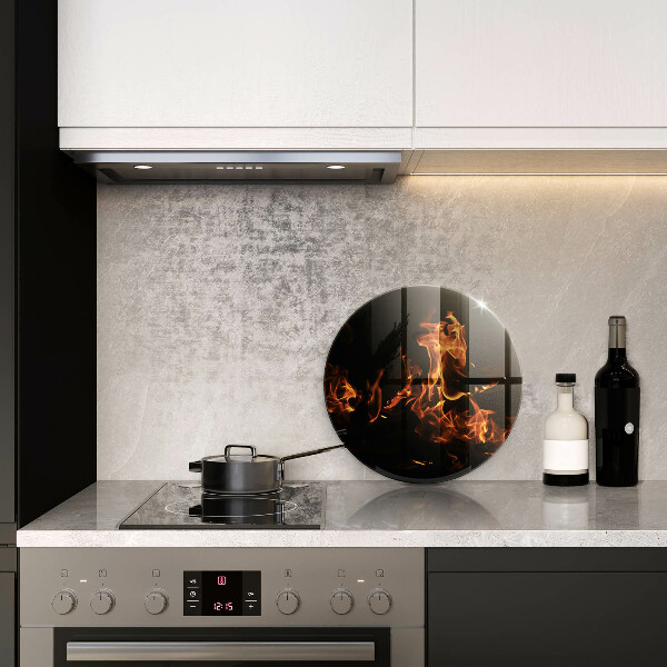 Chopping board Fire flame