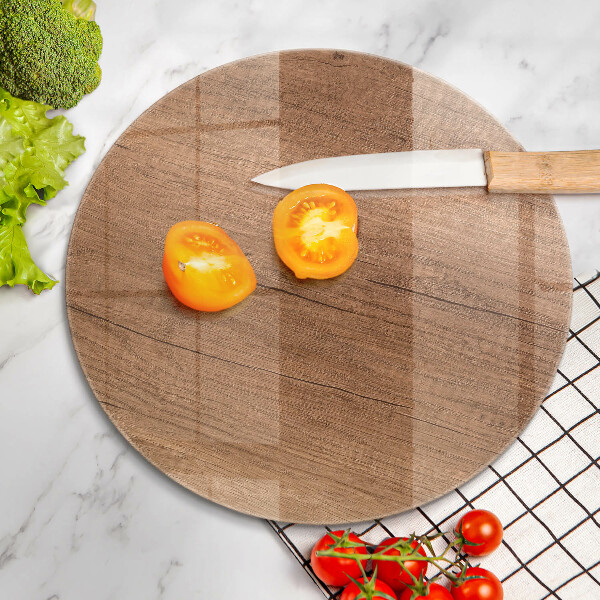 Chopping board glass Wood texture