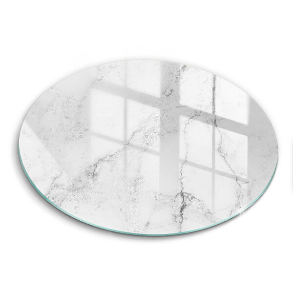 Chopping board glass Elegant marble texture