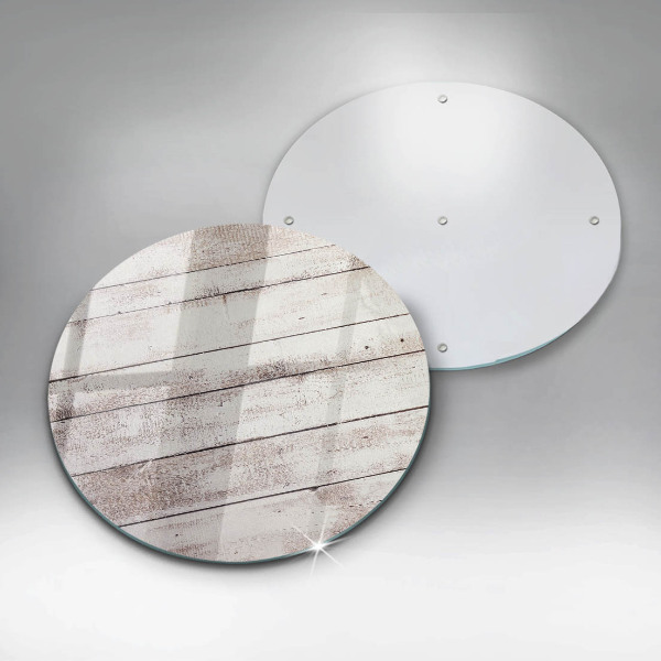 Chopping board glass Old wood boards