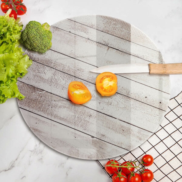 Chopping board glass Old wood boards