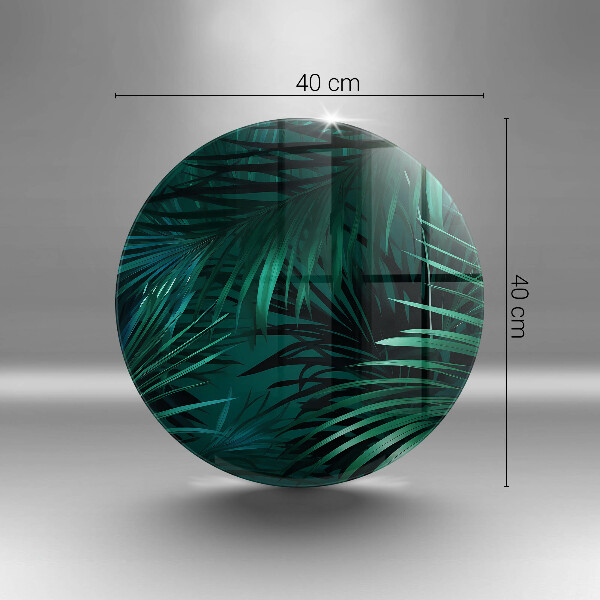 Chopping board Wild jungle leaves