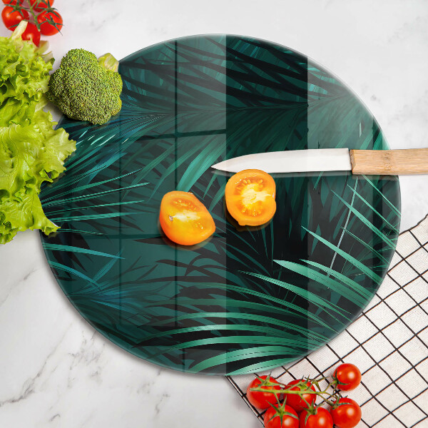 Chopping board Wild jungle leaves