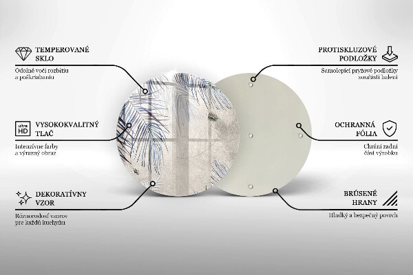 Chopping board Subtle leaves