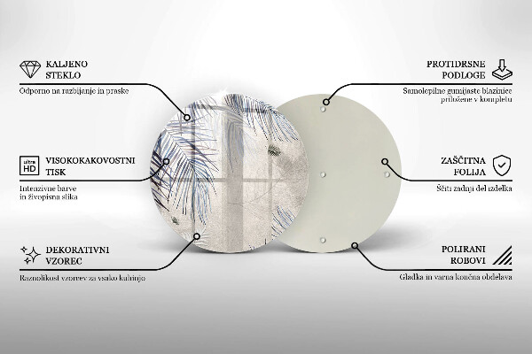Chopping board Subtle leaves