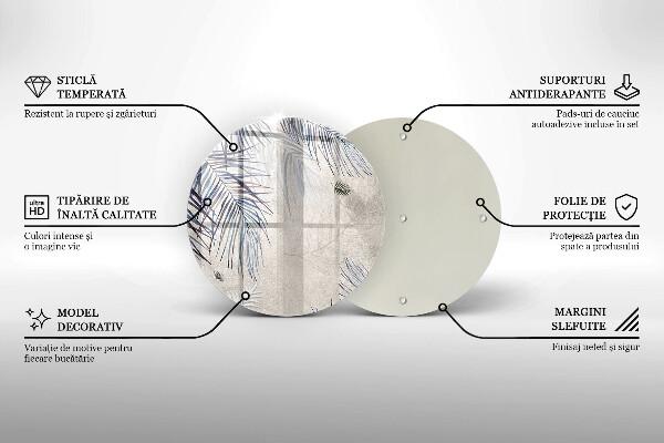 Chopping board Subtle leaves