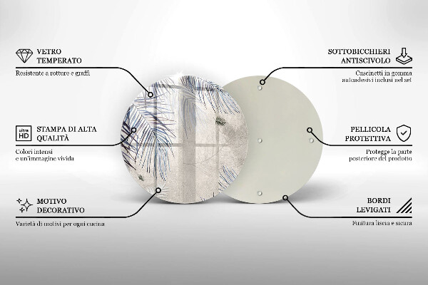 Chopping board Subtle leaves
