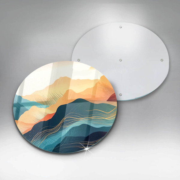 Chopping board Abstract mountain landscape