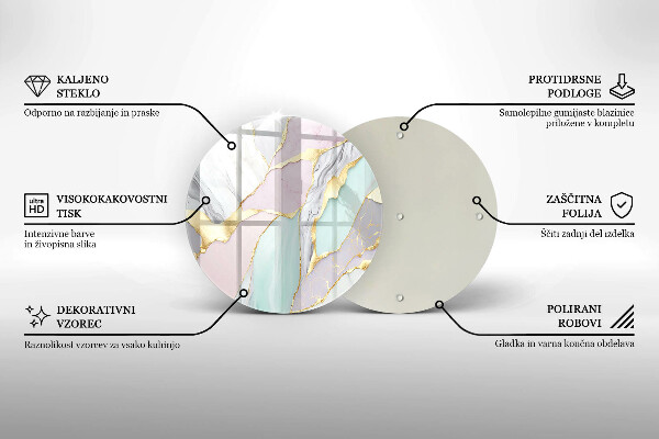 Chopping board Pastel marble