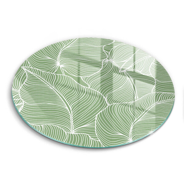 Chopping board Linear leaves