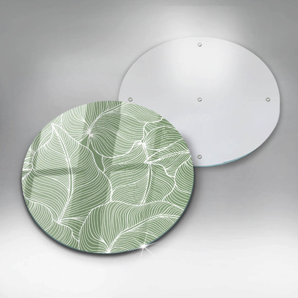 Chopping board Linear leaves