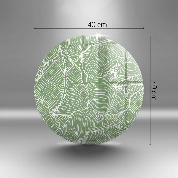 Chopping board Linear leaves