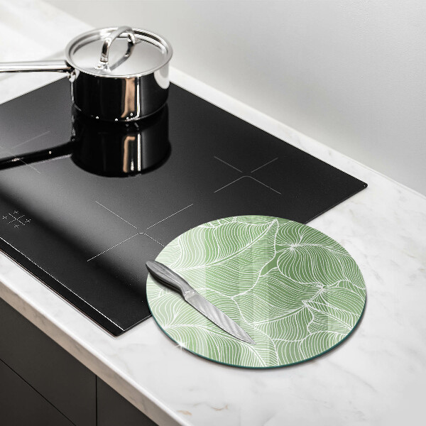 Chopping board Linear leaves