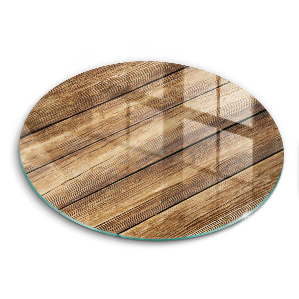 Chopping board glass Wood texture boards