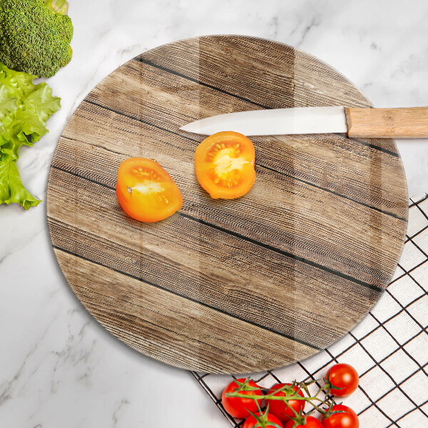 Chopping board glass Wood texture boards