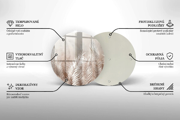 Chopping board Boho leaf vegetation