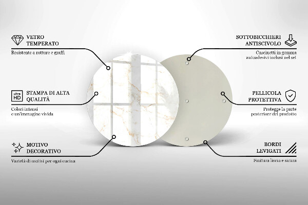 Chopping board Elegant stone marble