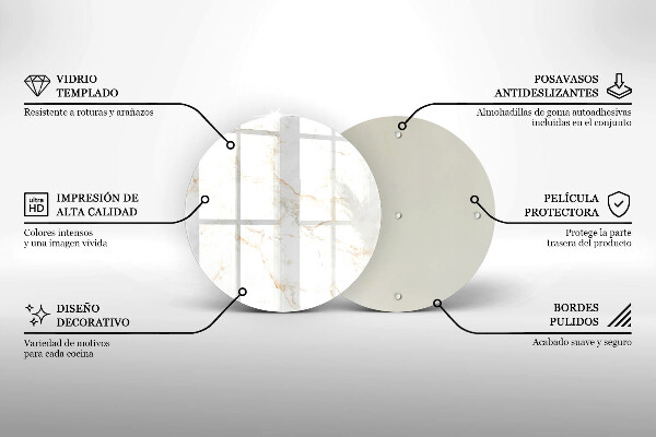 Chopping board Elegant stone marble