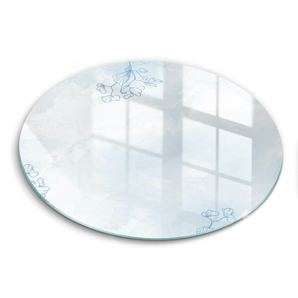 Glass cutting board Delicate background