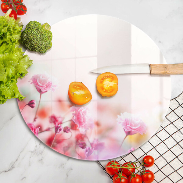 Chopping board glass Flower meadow