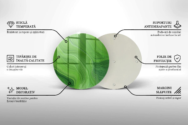 Chopping board glass Abstract texture