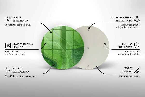 Chopping board glass Abstract texture
