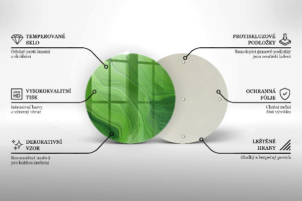 Chopping board glass Abstract texture