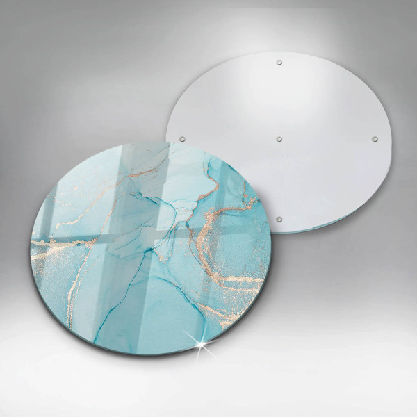 Chopping board glass Abstraction stone