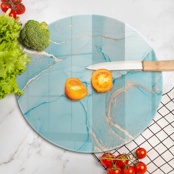 Chopping board glass Abstraction stone
