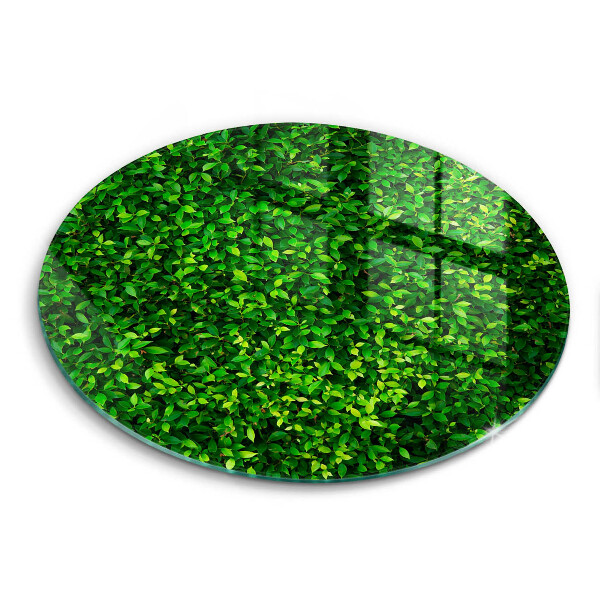 Chopping board glass Plant small leaves