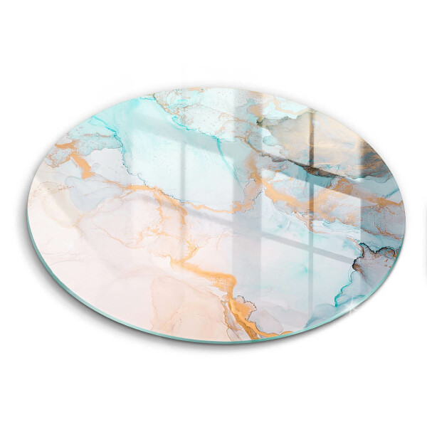 Chopping board glass Marble abstraction