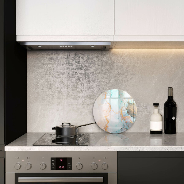 Chopping board glass Marble abstraction
