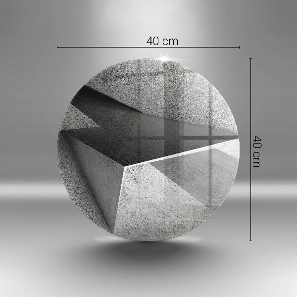 Chopping board glass Concrete abstraction