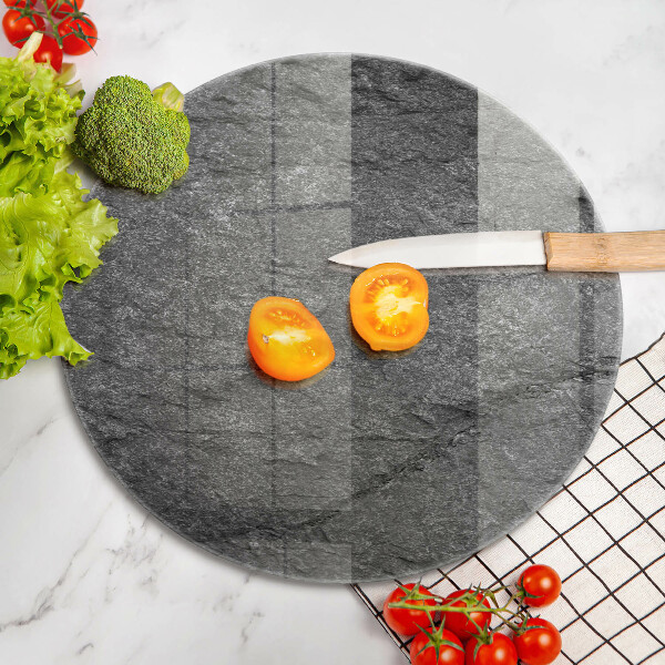Chopping board glass Stone texture